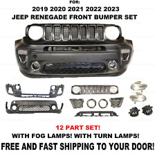 FOR 2019 2020 2021 2022 2023 jeep renegade front bumper SET GRILL FOG LIGHTS picture