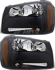 For 2006-2009 Chevrolet Trailblazer Headlight Halogen Set Pair picture