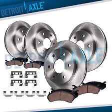 For 2007 - 2016 Chevy Traverse GMC Acadia Enclave Front Rear Rotors Brakes Pads picture