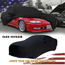 Black Indoor Car Cover Stain Stretch Dustproof For Mazda  MX-6 picture