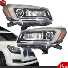 Left&Right Sde For 2013-2016 GMC Acadia Halogen Headlights Headlamps Assembly picture