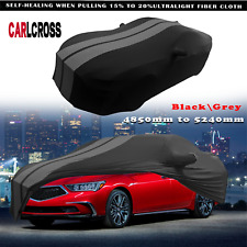 Grey/Black Indoor Car Cover Stain Stretch Dustproof For Acura RL RLX TL TLX-L picture
