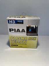 PIAA H-120E, H3 Twin Pack Plasma Ion Yellow Replacement Bulbs, 2500K picture