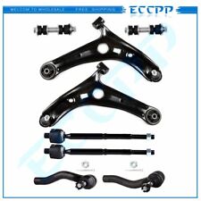 8pcs For 2000 2001-2005 Toyota Echo Front Lower Control Arms Sway Bars Tie Rods picture
