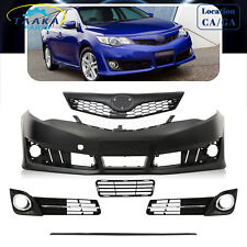 Front Bumper Cover W/O Tow Hook Cover For 2012- 2014 Toyota Camry SE / SE Sport picture