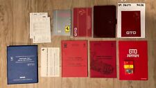 Ferrari 288 GTO | Complete Owners Pouch Set | Blank / NOS Warranty Card | O.E.M picture