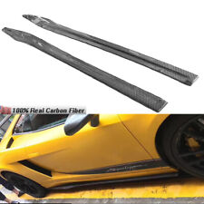 Carbon Fiber Car Side Skirts Kits For Lamborghini Gallardo LP540 LP550 LP560 570 picture