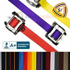 Black FOR BMW 507 SEAT BELT WEBBING REPLACEMENT #1 picture