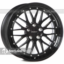 CIRCUIT PERFORMANCE CP30 18x8 5-114.3 +35 GLOSS BLACK WHEELS LM STYLE (Set of 4) picture
