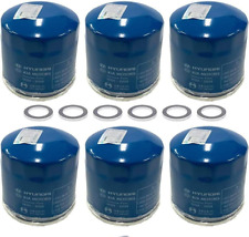26300-35505 Genuine OEM Engine Oil Filters with Washers for Hyundai Kia   6pc picture