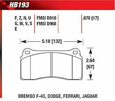 Hawk HB193G.670 DTC-60 Disk Brake Pads picture