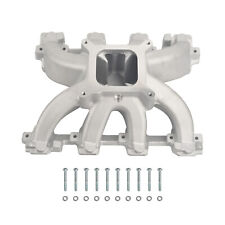 Satin Aluminum Cathedral Carb Intake Manifold For Gen III LS1/LS2 Super Victor picture
