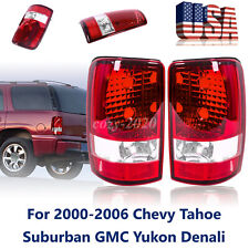 Fit 2000-06 Chevy Suburban 1500 Tahoe GMC Yukon XL Tail Lights Rear Brake Lamps picture