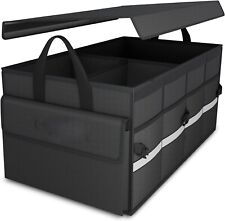 Collapsible Car Trunk Organizer with Lid - Black L2.73 & Z33 picture