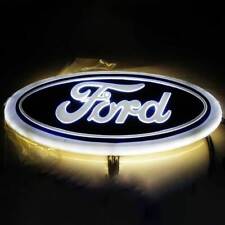 7 inch White LED Emblem Light Badge For Ford Truck F150 99-16 Light Oval Badge picture