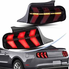 2*VLAND 7 Modes LED Tail Lights For Ford Mustang 2010-2012 W/Startup-Sequential. picture