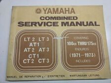 COMBINED Yamaha OEM Owner Service Manual Shop  1971-73 LT 2 3 AT 1 CT 100CC-175 picture