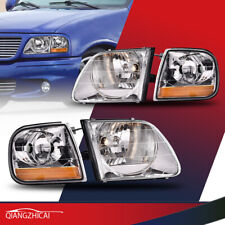 2X Fit For 97-2003 Ford F150/99-02 Expedition Headlights+Corner Lights Assembly picture