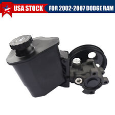 Power Steering Pump w/ Reservoir & Pulley For 2002-2007 Dodge Ram 1500 4.7 5.7L picture