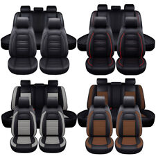 Leather Car Seat Covers Full Set Cushion For Dodge Ram 1500 2009-2023 2500 3500 picture