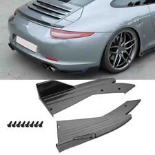 Rear Bumper Diffuser Spoiler Lip Splitters For Porsche Carrera GT 911 996 997 picture
