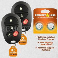 2 For 2004 2005 2006 2007 2008 2009 Toyota Sienna Keyless Remote Car Key Fob picture