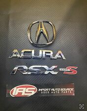 ♻️2002-2006 ACURA RSX TYPE S OEM USED FACTORY REAR EMBLEMS KIT ALL 4 picture