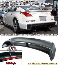 Fits 03-08 Nissan 350z N1 RS-Style Rear Trunk Spoiler Wing (ABS) picture