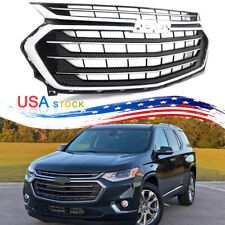 For Chevrolet Chevy Traverse 2018-2021 Front Bumper Upper Grille Grill Chrome picture