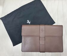 Ferrari Schedoni Leather Owners Manual Pouch Document Portfolio Wallet picture
