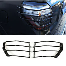 Black Exterior Rear Tail Light Guards Covers Protector Frame for 2014+ 4Runner picture