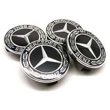 1Set of 4PCS Wheel Center Caps Emblem For Mercedes-Benz 75mm Rim Hub Cover Logo picture