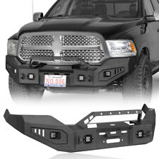 Steel Front Winch Bumper w/Led Lights for RAM 1500 2013 2014 2015 2016 2017 2018 picture