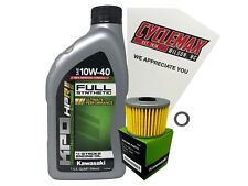 Cyclemax OEM Full Synthetic Oil Change Kit fits 2017-2023 Kawasaki Z125 Pro picture