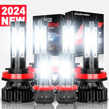 For Freightliner Cascadia Truck 2008-2021 LED Headlight High+Low Fog Light Bulbs picture