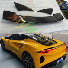 3Pcs Real Carbon Fiber Rear Trunk Spoilers Wings Lips For Lotus Emira 2023-2025 picture