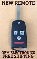 NEW W/ OEM ELECTRONICS KEYLESS REMOTE FOB FOR 09-14 ACURA TL TSX ZDX MLBHLIK-1T picture