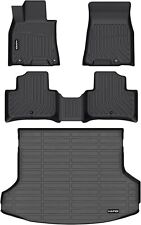 All Weather 3D Molded Floor Mats Carpets Cargo Liner TPE For 22-24 Genesis GV70 picture