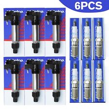 6 Pack 12632479 D515C Ignition Coil & 41-109 Spark Plug For GMC Chevrolet Buick picture