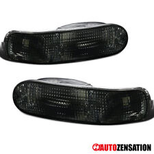 Fit 2000-2005 Mitsubishi Eclipse Smoke Rear Bumper Lights Signal Parking Lamps picture