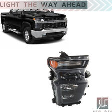 Headlight Halogen For 2021-23 Chevy Silverado 2500HD Black Clear Lens Right Side picture