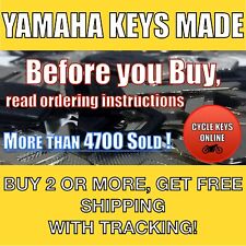 Yamaha Motorcycle Cut to Code Spare Replacement Keys Made READ INSTRUCTIONS picture