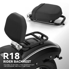 For BMW R18 Classic 2020-2023 Chrome Rear Backrest Luggage Rack Pad passenger picture