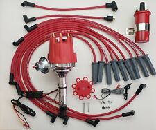 BUICK NAILHEAD 401 425 SMALL CAP HEI DISTRIBUTOR + 8.5mm Plug Wires + RED COIL picture