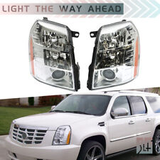 For 2007-2014 Cadillac Escalade HID Projector Headlights Headlamp Left+Right picture