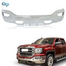 23243501 Steel Front Bumper Face Bar Chrome For 2016-2018 GMC Sierra 1500 Pickup picture
