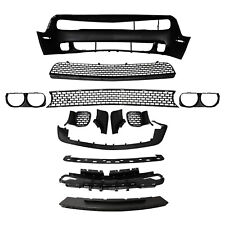Front Bumper Kit Fit for 2015-2023 Dodge Challenger Hellcat Style w/Grille Lip picture