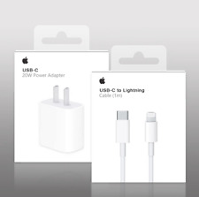 OEM Original Genuine Apple iPhone Lightning Charger Cable 3ft 20W Power Adapter picture