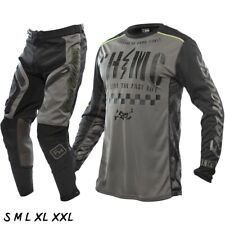 2023 Fasthouse Off-Road Grindhouse Gray Jersey/Pants Combo Set Kit MX ATV Racing picture