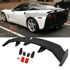 55'' PRO-Style Rear Trunk Spoiler Wing Drill-free Black For Chevy Corvette C7 C6 picture